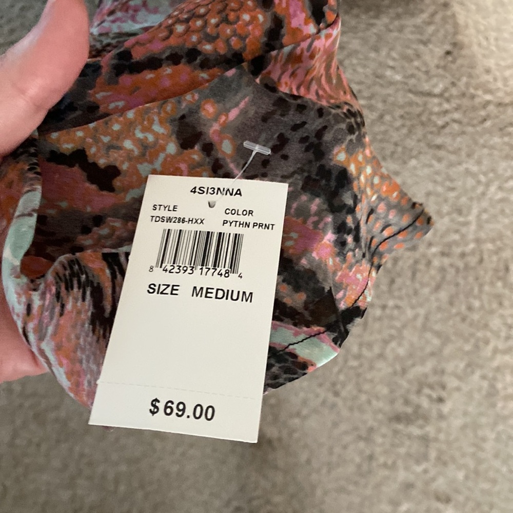 4SI3NNA Blouse Python print - Picture 3 of 9